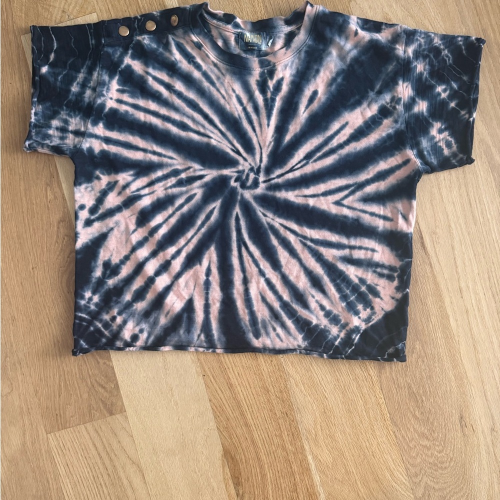 Nation LTD Lisa Spiral tie dye Relaxed Tee - Picture 3 of 10